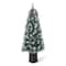 5ft. Pre-Lit Pine Artificial Christmas Porch Tree, Warm White LED Lights